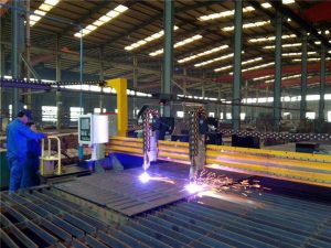 Peiriant Torri Plasma CNC Gantry a pheiriant torri fflam ar gyfer plât dur