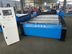 Proffesiwn CE Jinan 1325 Peiriant Torri Plasma CNC Bach